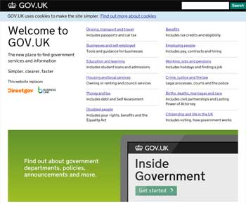 UK Government site